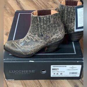 NIB Lucchese Rogue Round Toe Boots M6021 Size 7.5